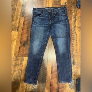 American Eagle Outfitters Dark Wash Skinny Jeans 3 pairs